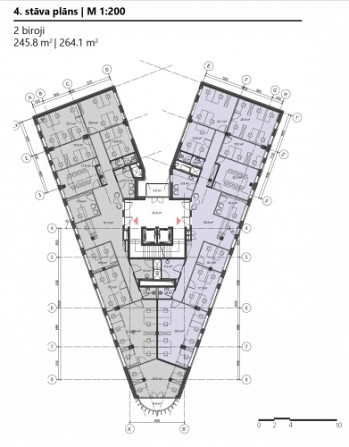 Офисные помещения на пересечении улиц Miera и Brīvības  в новом проекте по адресу Miera iela Рига - изображение 2