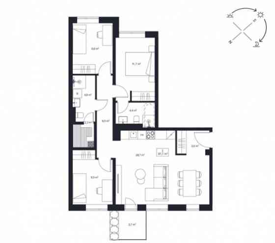 Miera iela 75 находится в одном из самых уютных районов Риги, предлагая лучшее из двух Rīga