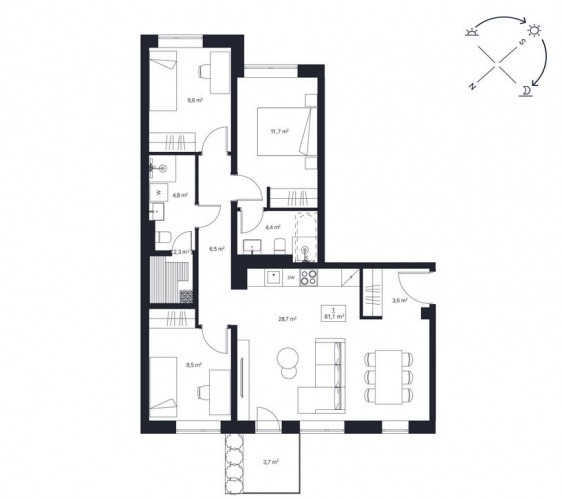 Miera iela 75 находится в одном из самых уютных районов Риги, предлагая лучшее из двух Рига - изображение 2