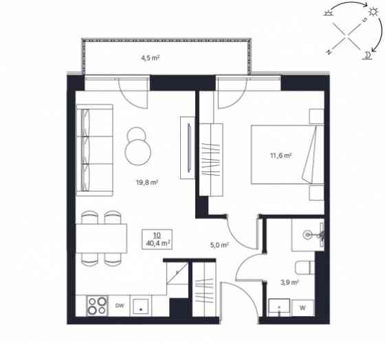 Miera iela 75 находится в одном из самых уютных районов Риги, предлагая лучшее из двух Rīga