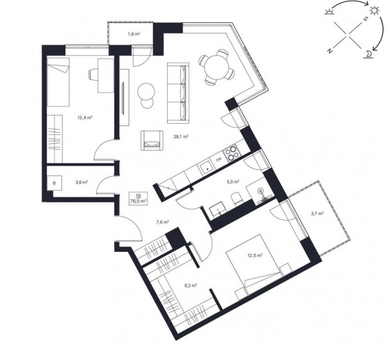 Miera iela 75 atrodas vienā no Rīgas mājīgākajiem rajoniem, piedāvājot labāko no abām Rīga - foto 2