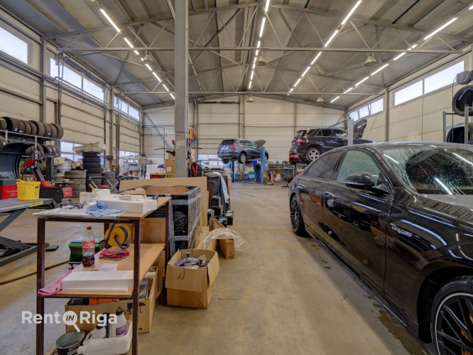 Помещения, подходящие для автосервиса в Плявниекaх.  Предлагаются в аренду Рига - изображение 5