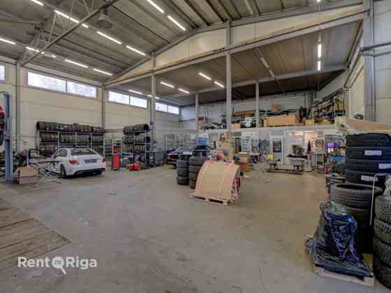 Помещения, подходящие для автосервиса в Плявниекaх.  Предлагаются в аренду Рига