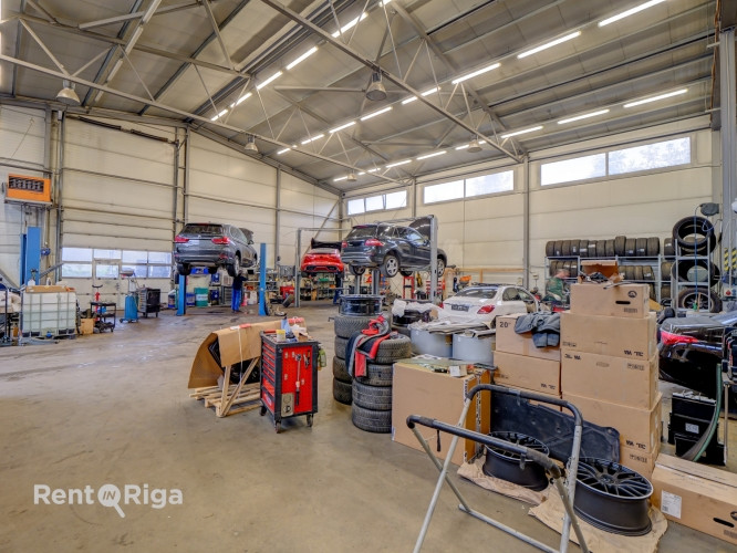 Помещения, подходящие для автосервиса в Плявниекaх.  Предлагаются в аренду Рига - изображение 3
