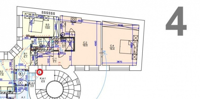 Tiek pārdots elegants dzīvoklis pilnībā renovētā vēsturiskā ēkā. Dzīvoklis pārdodas ar Rīga - foto 8