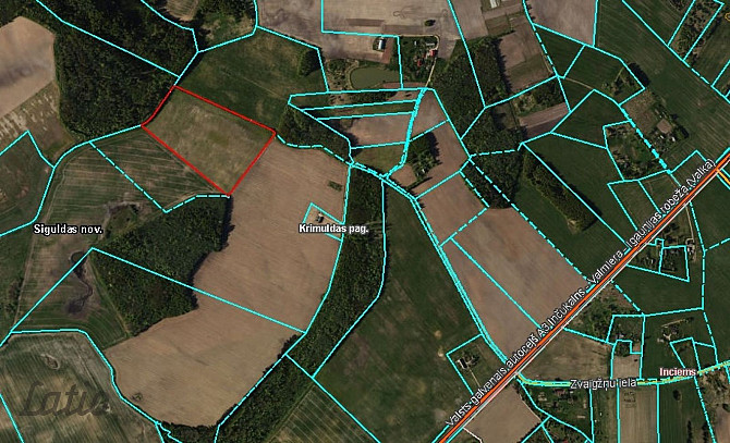 Labas konfigurācijas  zemes gabals Paipalas  7,9 ha platībā, ainaviskā, klusā vietā Krimuldas pagast Рижский район - изображение 3