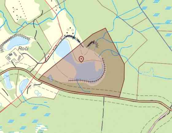 Уникальный, ухоженный земельный участок с песчаным пляжем на берегу озера  9,8 га Rīgas rajons