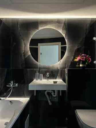 Продается светлая и тёплая квартира после ремонта, земля в собственности. Рига