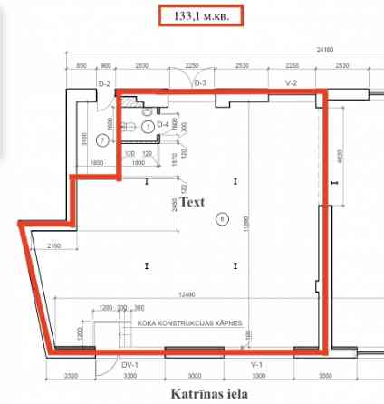 Новые, просторные и современные помещения в Тихом центре  Предлагаются в аренду Рига