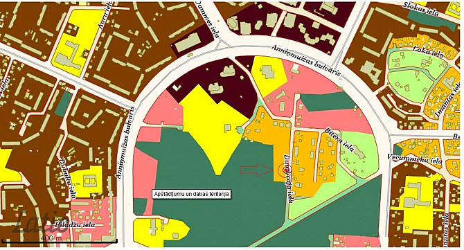 Pārdod zemes gabalu Imantas Anniņmuižas parka teritorijā. Saskaņā ar Rīgas teritorijas plānojumu, ze Рига - изображение 3