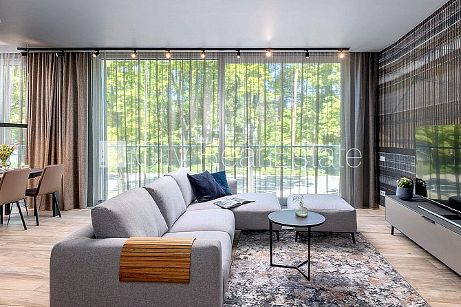 Новостройка, фасадный дом, благоустроенный озеленённый двор, подземная стоянка, Юрмала - изображение 2