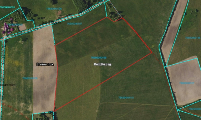 Продаётся сельскохозяйственная земля в Ливанах, Екабпилсский край  15,5 га Прейли и Прейльский край - изображение 1