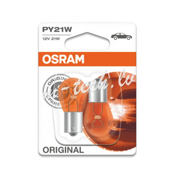 O7507-02B - OSRAM Original 7507 BAU15s 12V 21W PY21W 02B Rīga - foto 1