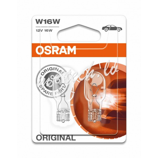 O921-02B - OSRAM Original W16W 12V 16W W2.1x9.5d 02B Рига - изображение 1