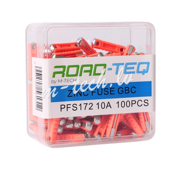 PFS172 - ZINC FUSE GBC. BOX PACKING 10A 100pcs/box Rīga - foto 1