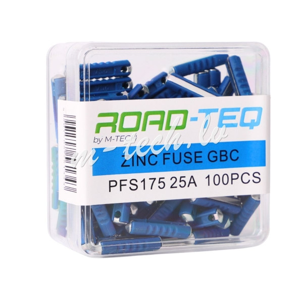 PFS175 - ZINC FUSE GBC. BOX PACKING 25A 100pcs/box Rīga - foto 1