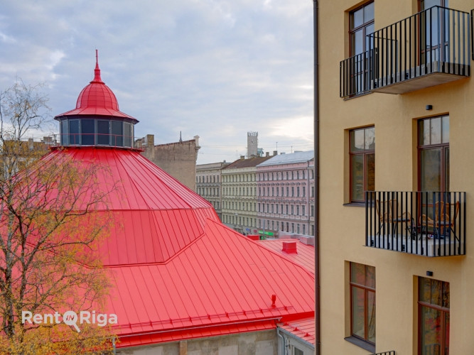 Elegans dzīvoklis ar balkonu uz iekšpagalmu!  Piedāvājumā dzīvokļi ar pilnu apdari! Rīga - foto 2