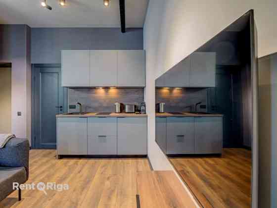 Студия с продуманным до мелочей дизайном и комфортом, который ощущается в каждом Rīga