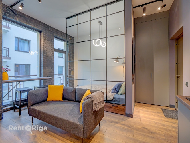 Студия с продуманным до мелочей дизайном и комфортом, который ощущается в каждом Рига - изображение 1
