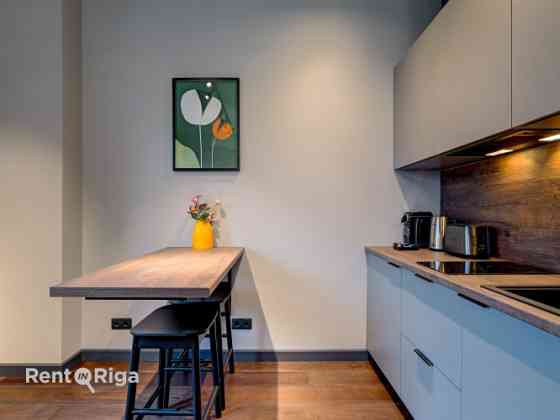 Студия с продуманным до мелочей дизайном и комфортом, который ощущается в каждом Rīga