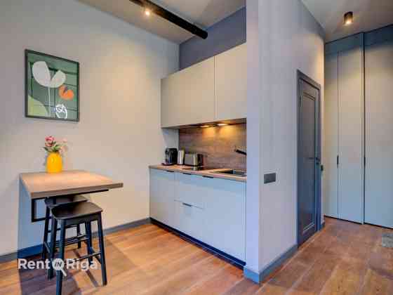 Студия с продуманным до мелочей дизайном и комфортом, который ощущается в каждом Rīga