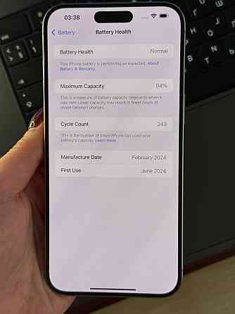 IPhone 15 Pro Max, 256 GB, Natural Titanium. Всё работает отлично: Face ID, камеры, динамики, ... Рига