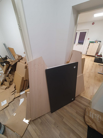 Sakarā ar mēbeļu maiņu birojam atdod MDF galda virsmas, lietotas, bet var mierīgi lietot tālāk. 2... Рига - изображение 1