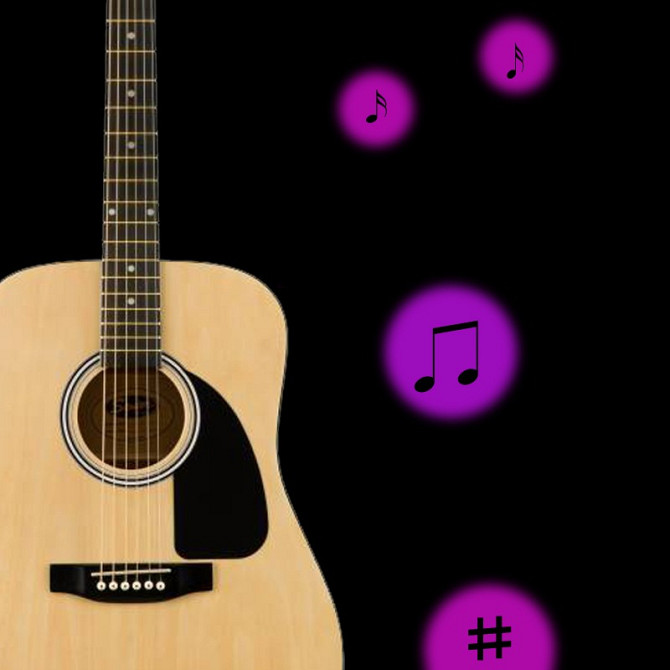 Даю уроки игры на акустической и электрогитаре. Приглашаю детей и взрослых на курс игры на гитаре... Рига - изображение 1