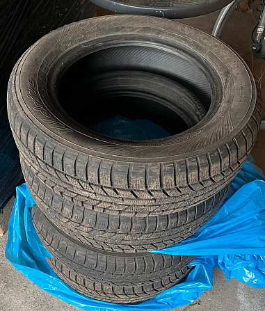 Pārodou zimeas riepas, labā stāvoklī. 185/65 R15 ar protektora dziļumu 6, 5mm Рига - изображение 1