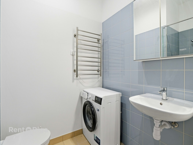 Mēbelēts Studio dzīvoklis Rīgas Centrā ar balkonu.  Dzīvoklis ietver dzīvojamo istabu, kas Rīga - foto 9