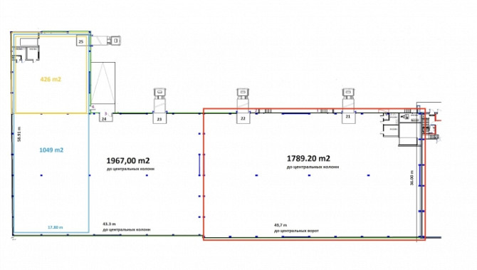 Складские помещения на пересечении улиц Даугавгривас и Твайконю.  Фасадное Рига - изображение 7