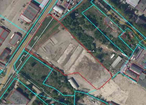 Предлагается участок земли по улице ILZENES.  + Подъезд к железнодорожному вокзалу; + Рига