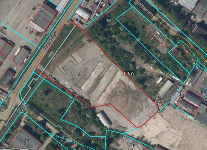 Предлагается участок земли по улице ILZENES.  + Подъезд к железнодорожному вокзалу; + Рига - изображение 6
