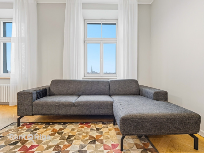 Apartment with a Wonderful View of Old Riga and the Daugava Bridges, Available for Long-Term Rent  L Рига - изображение 6