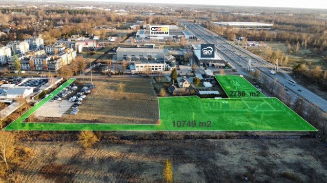 Zemes gabals Kārļa Ulmaņa gatves malā, krustojumā ar Gramzdas ielu. Pašreiz piebraukšana no Rīga - foto 1