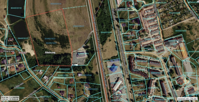 Предлагается к покупке земельный участок вдоль шоссе A1.  + Часть участка Адажский округ - изображение 2