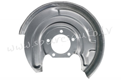 131-07-618 - OE 8E0 615 612C; 8E0615612C Splash Guard, brake disc rear LORO BLACK R - Bremžu Diska A Rīga - foto 1