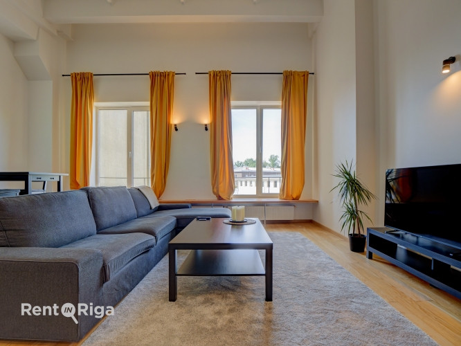 Продаётся элегантная двухуровневая студия!  Предлагается уникальная, недавно Рига - изображение 1