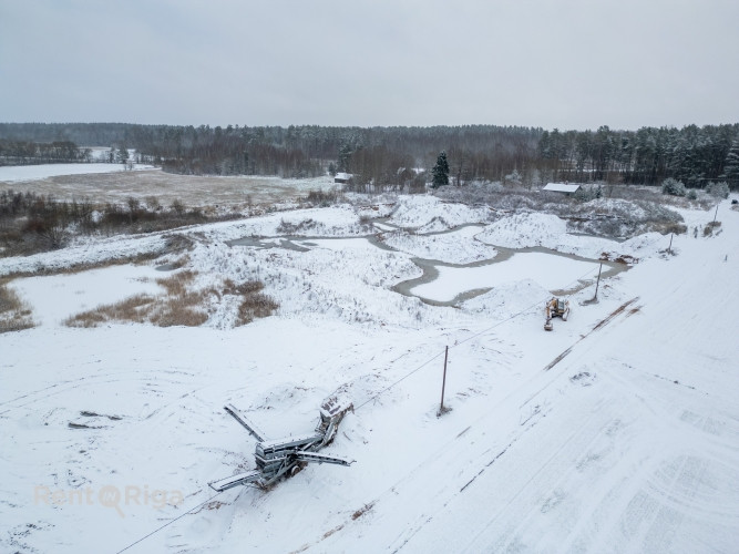 Продаётся инвестиционный объект  земельный участок с действующим карьером и Бауска и Бауский край - изображение 3