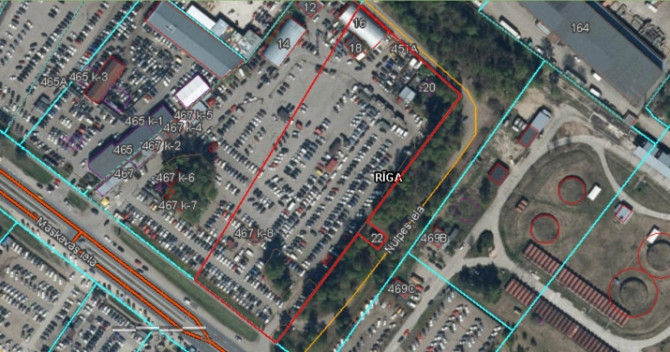 Zemes gabals (R zona) Latgales ielā.  + Intensīva auto plūsma; + piebraukšana no Maskavas ielas; + l Рига - изображение 8