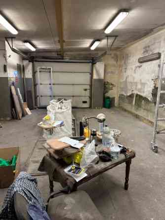 Помещение автосервиса с въездом/подъёмными воротами на Ганибу дамбис. Rīga