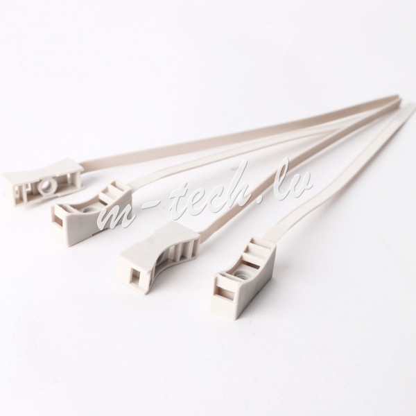 CTGM-8X180 - ROAD-TEQ Quick-Mount Nylon Cable Ties. size: 7.5x180mm 20 pcs. gray Рига - изображение 1