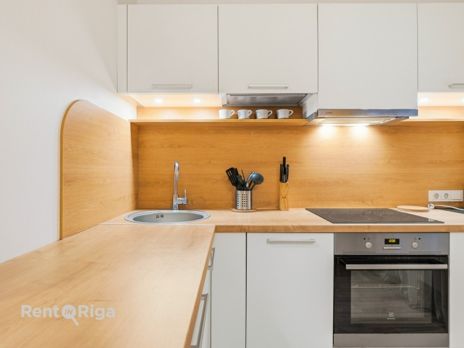 Kompakts, kvalitatīvi izremontēts un gaumīgi iekārtots studio dzīvoklis pašā pilsētas Rīga - foto 11