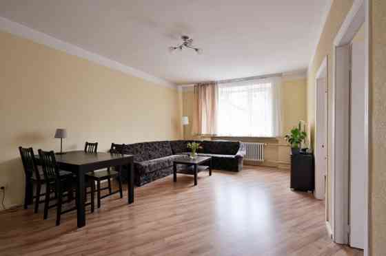 A furnished two-bedroom apartment in the very center of the city, which at the same time allows you  Rīga