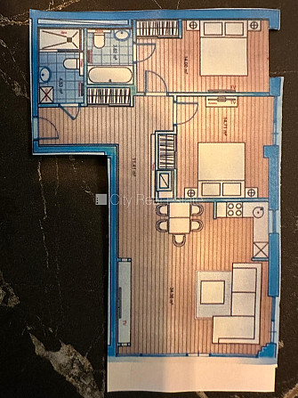 Projekts - Tomsona terases 2, pazemes autostāvvieta, ir lifts, terase 9,2 m2, guļamistabu skaits Rīga - foto 12