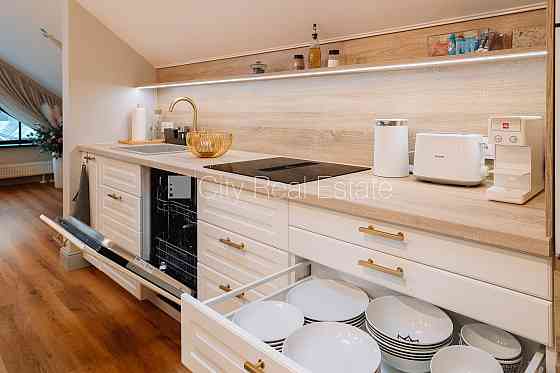 Новостройка, благоустроенный озеленённый двор, закрытый двор, озеленённая Jūrmala