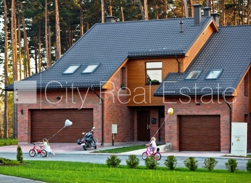 Проект - Апоги, рядный дом, новостройка, благоустроенная озеленённая территория, Рига - изображение 1