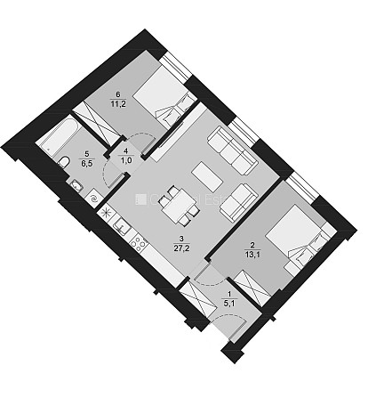 Pagalma ēka, renovēta māja, slēgts pagalms, ir lifts, kāpņu telpa pēc kapitālā remonta, Rīga - foto 14