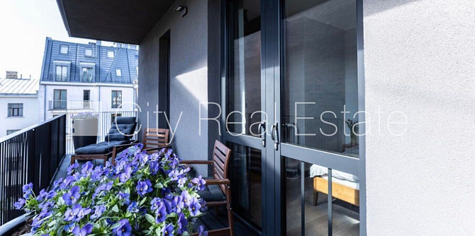 Новостройка, благоустроенный озеленённый двор, лифт, терасса 11.3 м2, количество Рига - изображение 6