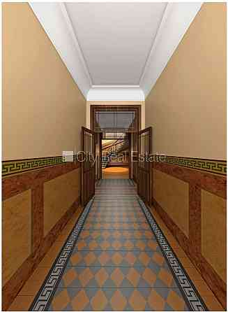 Фасадный дом, реновированный дом, закрытый двор, вход с улицы и со двора, лифт, Рига